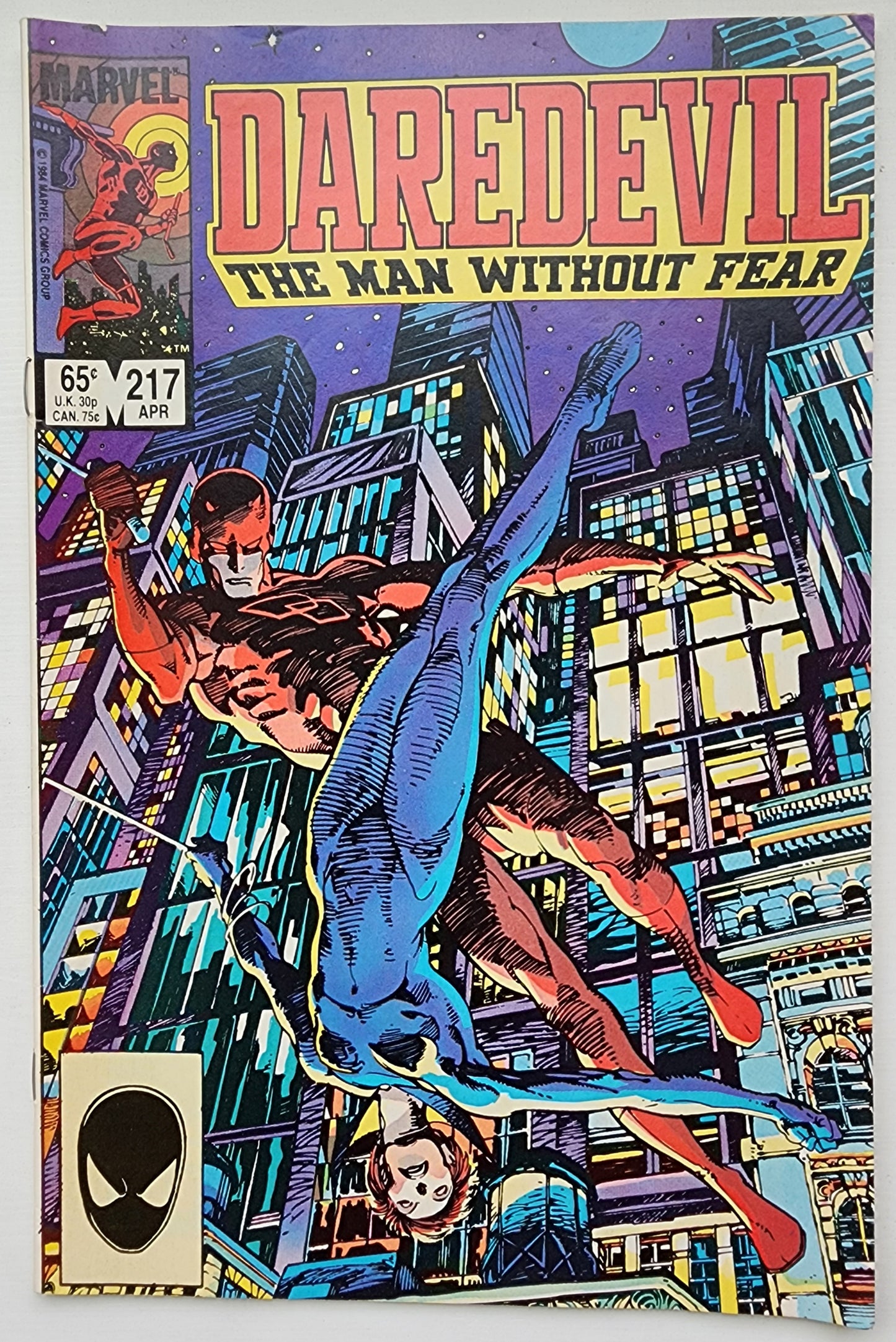 DAREDEVIL #217 1985 Daredevil MARVEL COMICS