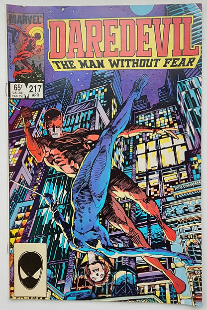 DAREDEVIL #217 1985 Daredevil MARVEL COMICS