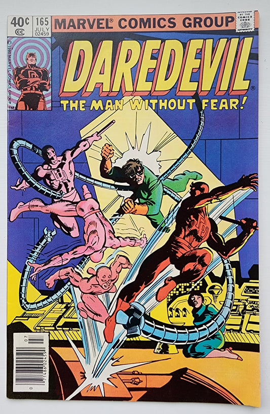 DAREDEVIL #165 1980 NEWSSTAND Daredevil MARVEL COMICS