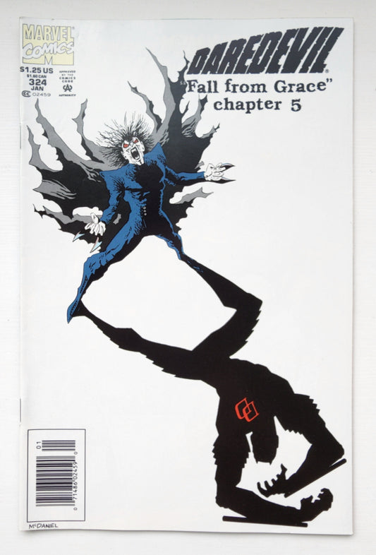 DAREDEVIL #324 1994 NEWSSTAND Daredevil MARVEL COMICS