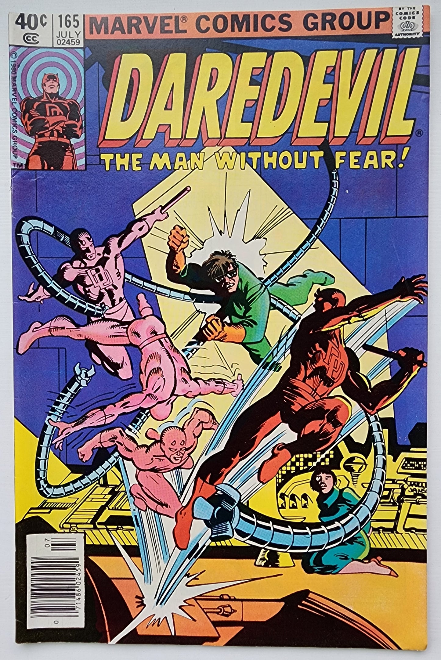 DAREDEVIL #165 1980 NEWSSTAND Daredevil MARVEL COMICS