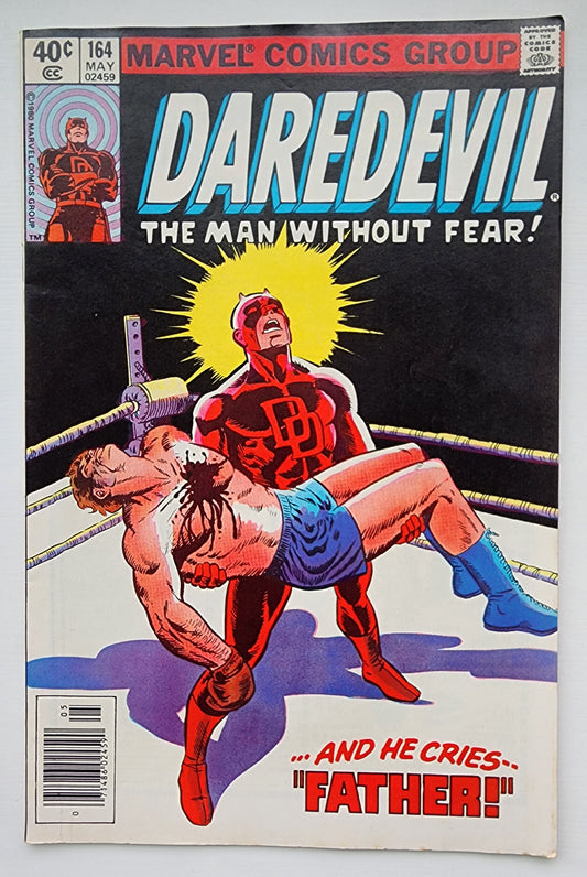 DAREDEVIL #164 1980 NEWSSTAND (ORIGIN RETOLD) Daredevil MARVEL COMICS