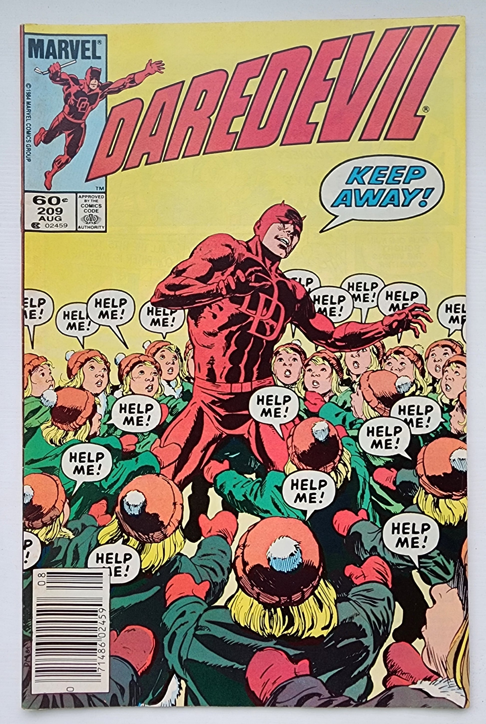 DAREDEVIL #209 1984 NEWSSTAND Daredevil MARVEL COMICS
