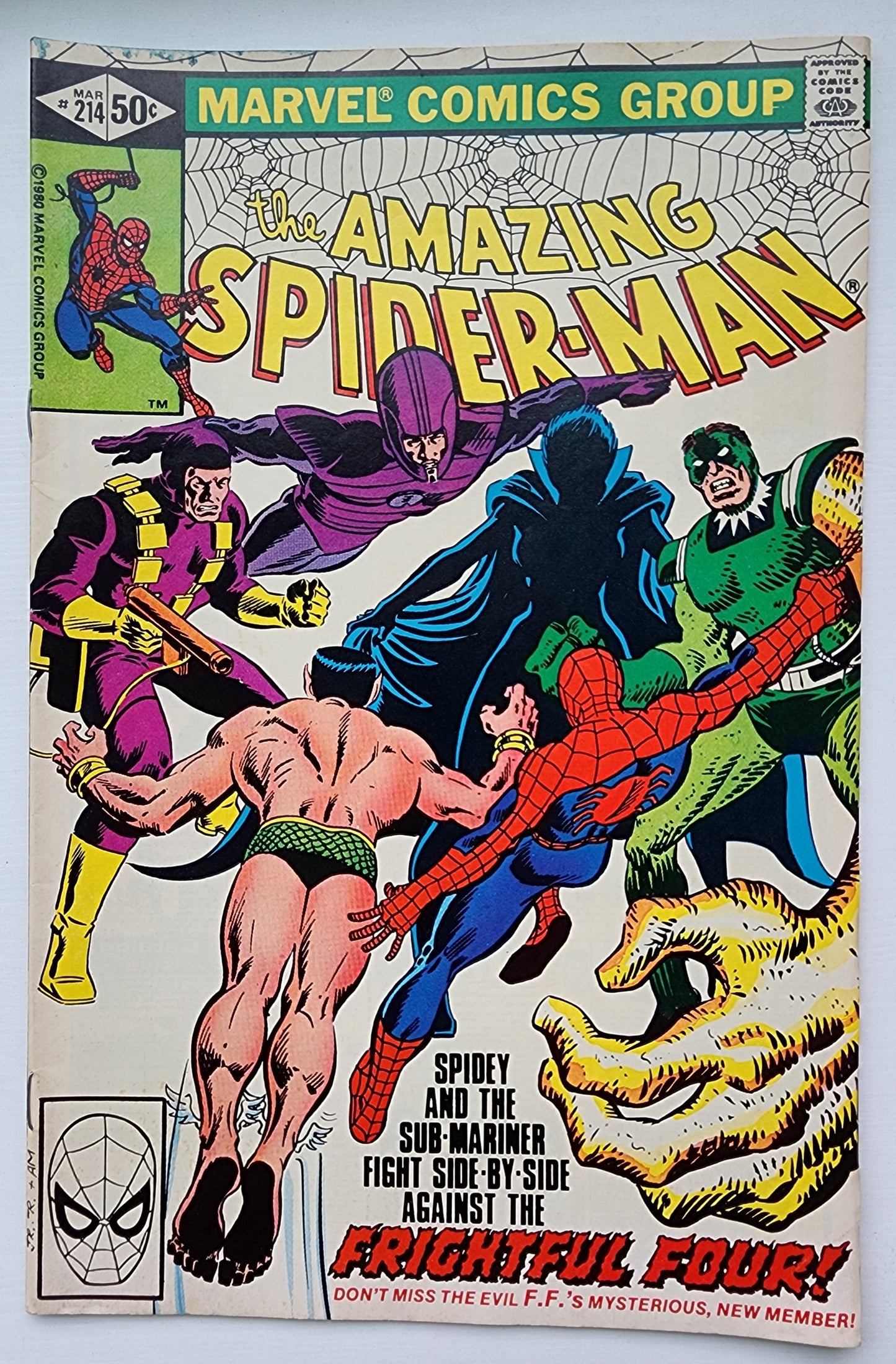 AMAZING SPIDER-MAN #214 1981 NEWSSTAND Amazing Spider-Man MARVEL COMICS