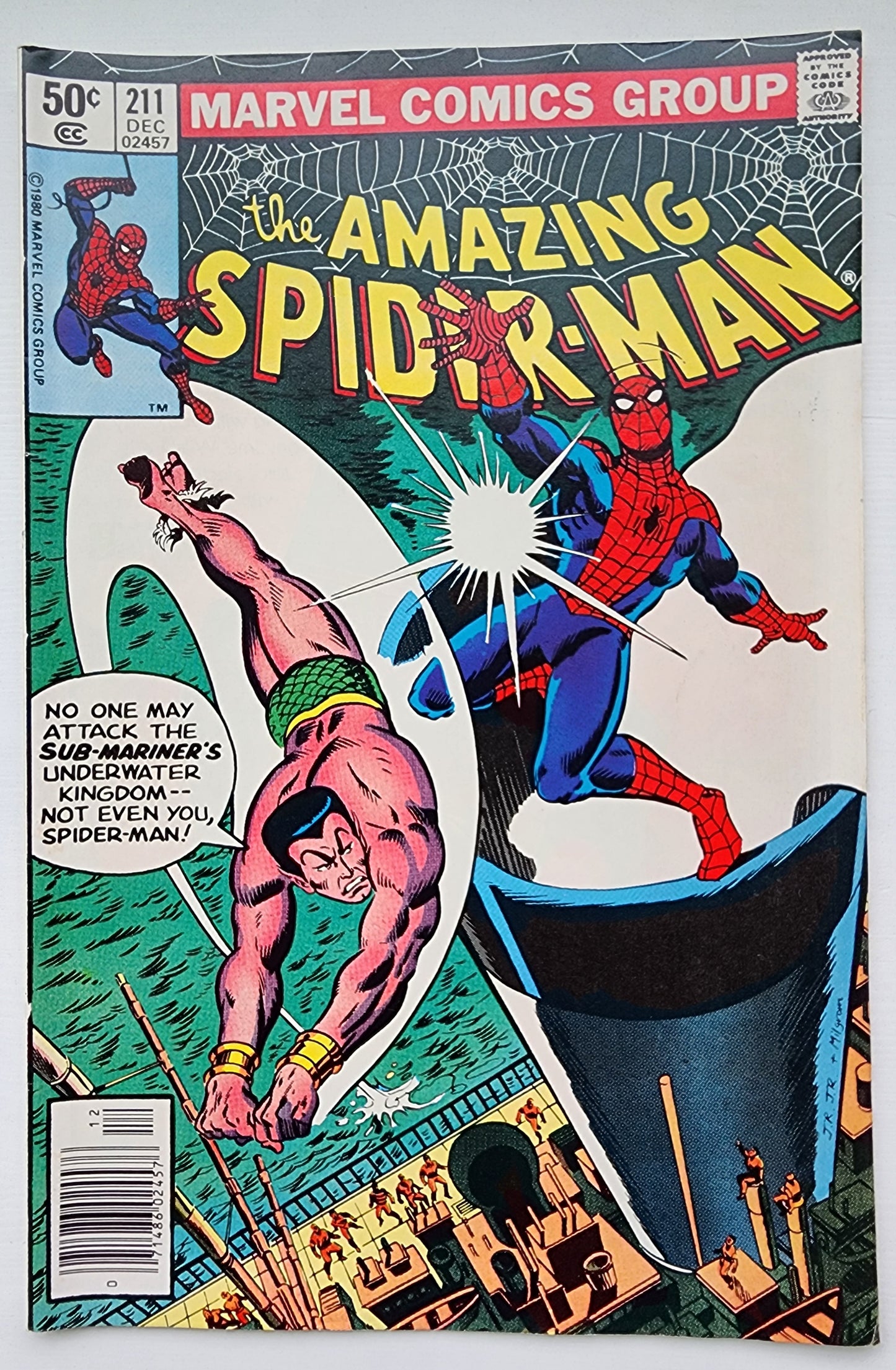 AMAZING SPIDER-MAN #211 1980 NEWSSTAND Amazing Spider-Man MARVEL COMICS