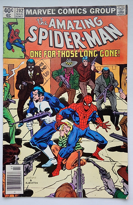 AMAZING SPIDER-MAN #202 1980 NEWSSTAND Amazing Spider-Man MARVEL COMICS