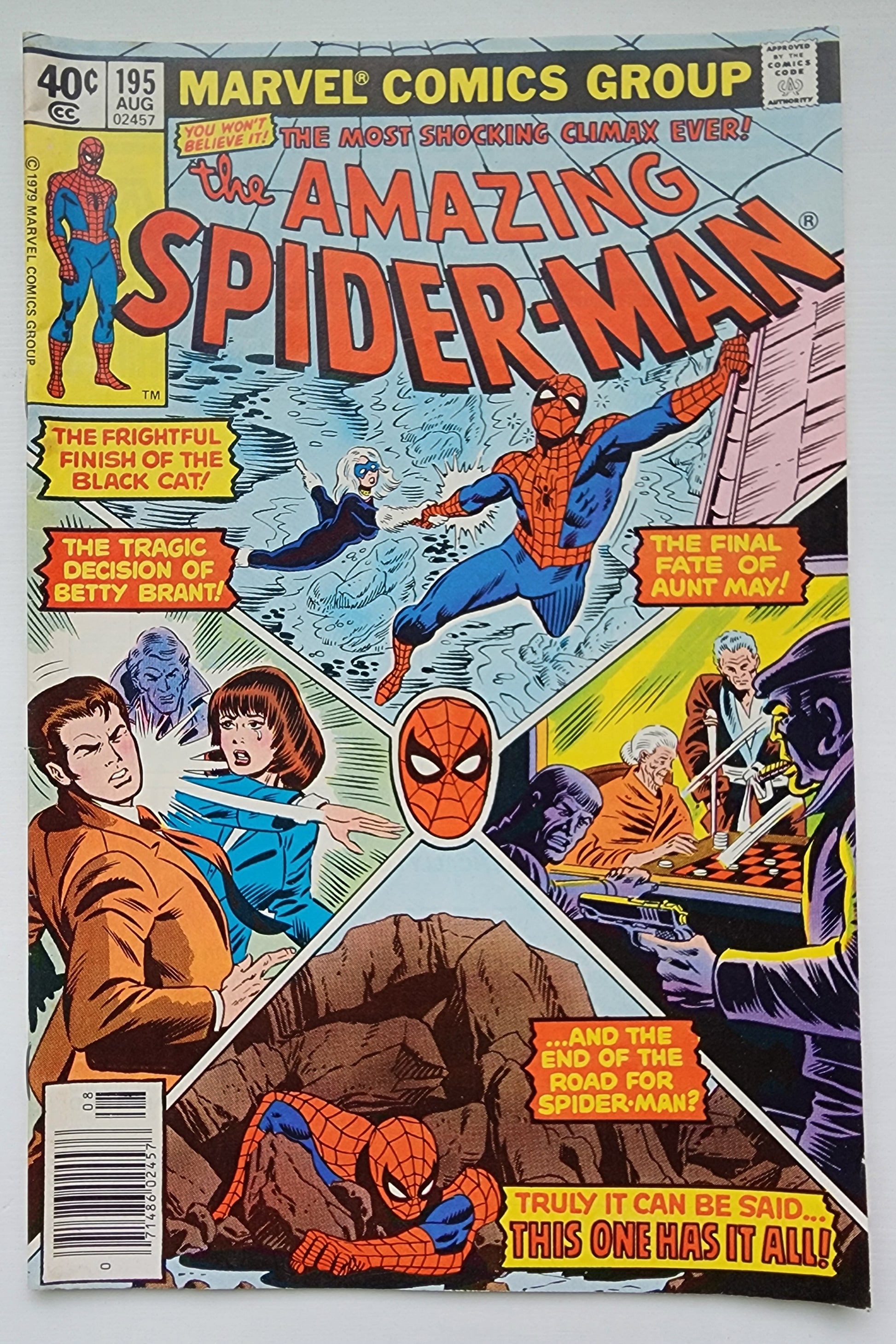 AMAZING SPIDER-MAN #195 1979 (2ND APP BLACK CAT) Amazing Spider-Man MARVEL COMICS