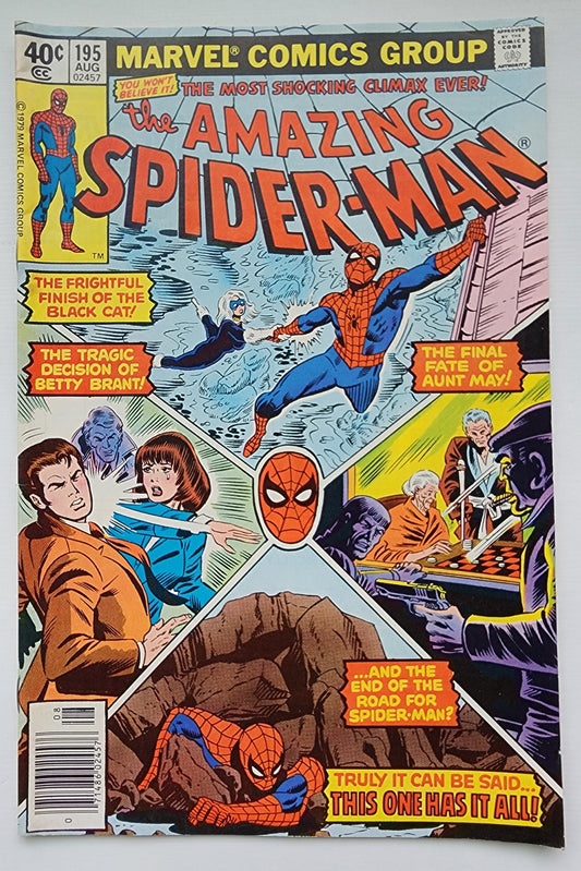 AMAZING SPIDER-MAN #195 1979 (2ND APP BLACK CAT) Amazing Spider-Man MARVEL COMICS