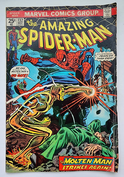 AMAZING SPIDER-MAN #132 1974 Amazing Spider-Man MARVEL COMICS