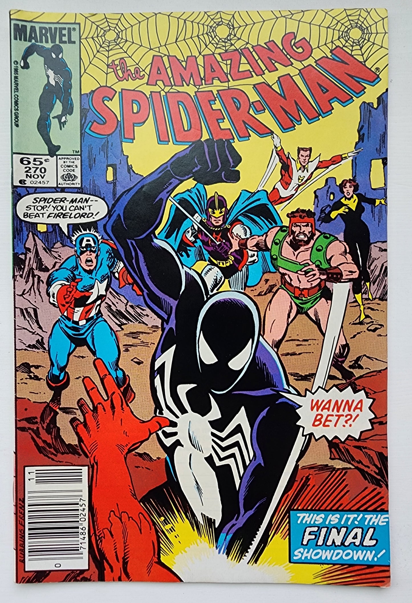 AMAZING SPIDER-MAN #270 1985 NEWSSTAND HOMAGE Amazing Spider-Man MARVEL COMICS