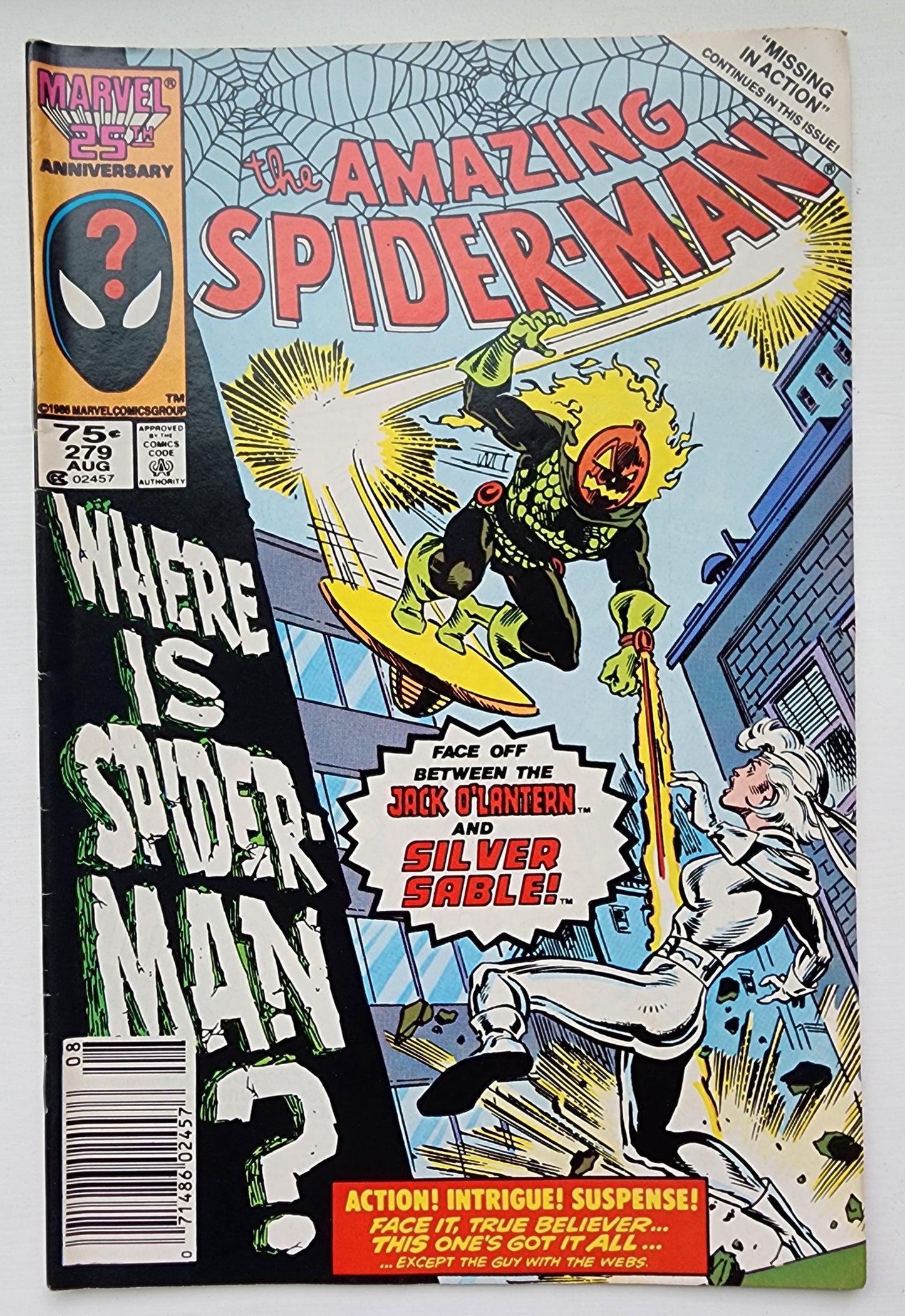AMAZING SPIDER-MAN #279 1986 NEWSSTAND Amazing Spider-Man MARVEL COMICS