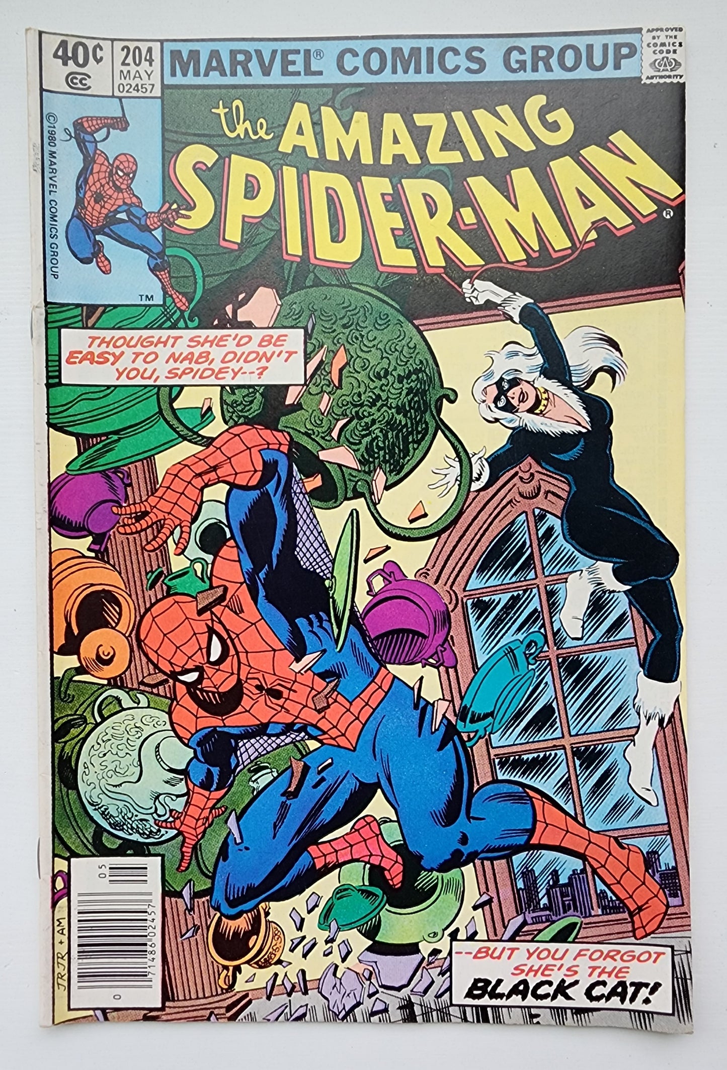 AMAZING SPIDER-MAN #204 1980 NEWSSTAND Amazing Spider-Man MARVEL COMICS