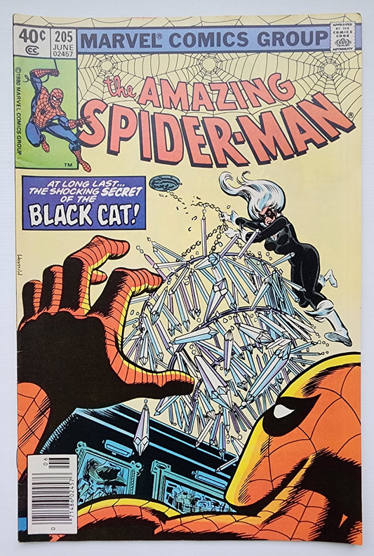 AMAZING SPIDER-MAN #205 1980 NEWSSTAND Amazing Spider-Man MARVEL COMICS