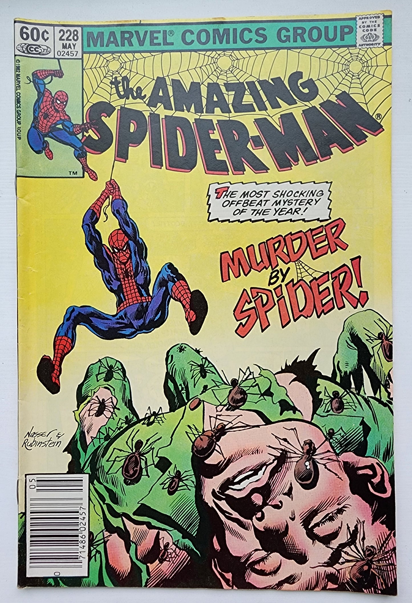 AMAZING SPIDER-MAN #228 1982 NEWSSTAND Amazing Spider-Man MARVEL COMICS