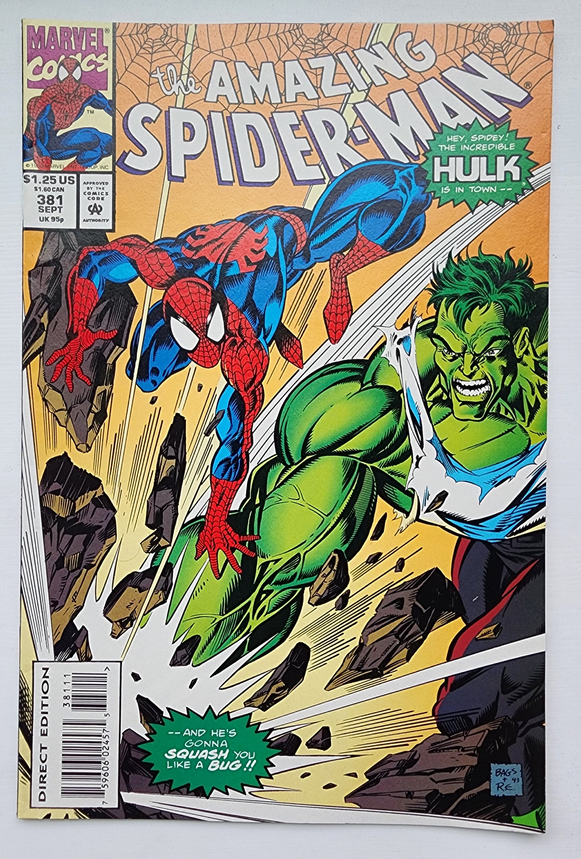 AMAZING SPIDER-MAN #381 1993 Amazing Spider-Man MARVEL COMICS