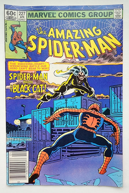 AMAZING SPIDER-MAN #227 1982 NEWSSTAND Amazing Spider-Man MARVEL COMICS