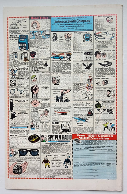 AMAZING SPIDER-MAN #219 1981 NEWSSTAND Amazing Spider-Man MARVEL COMICS