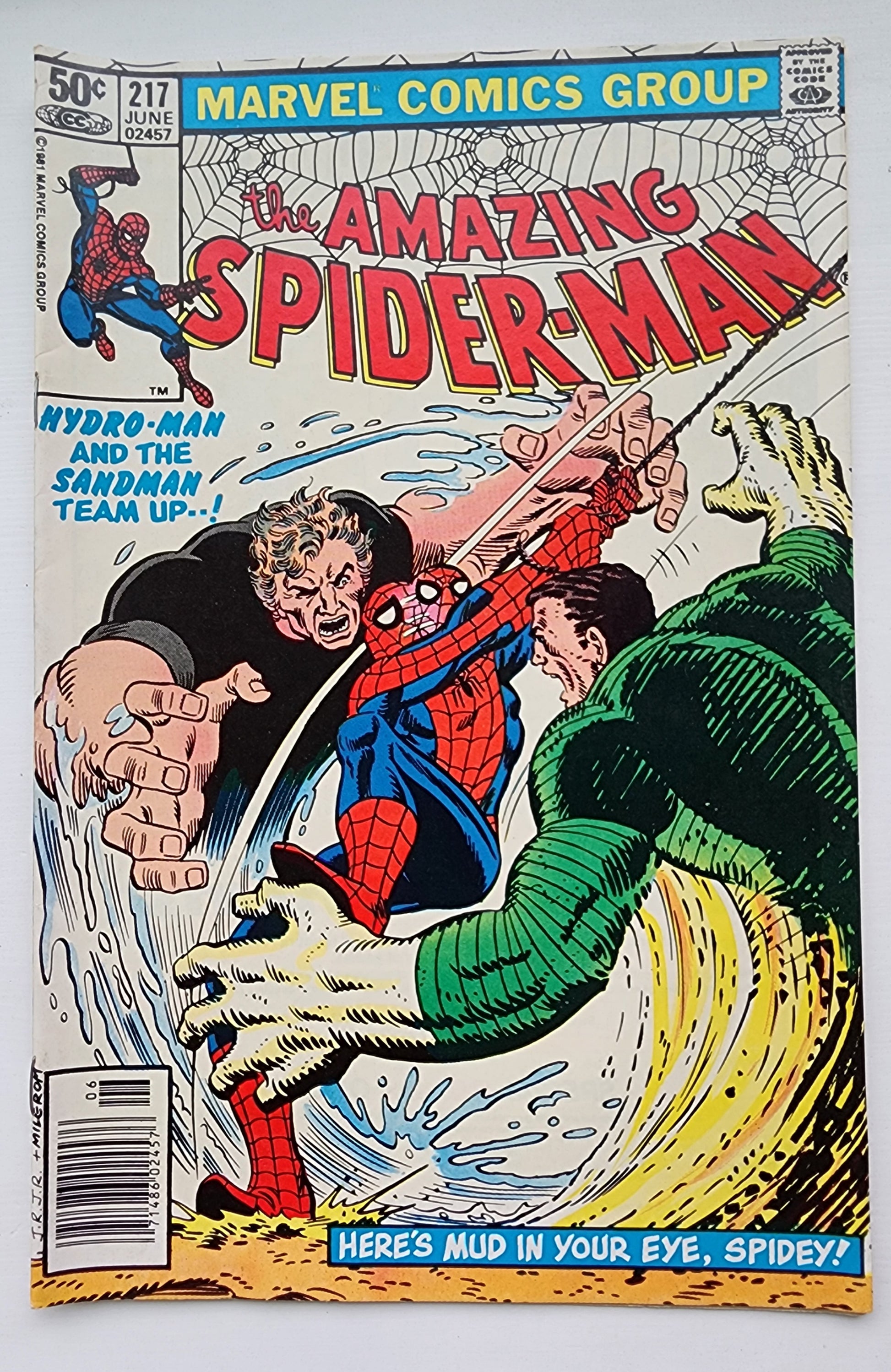 AMAZING SPIDER-MAN #217 1981 NEWSSTAND Amazing Spider-Man MARVEL COMICS