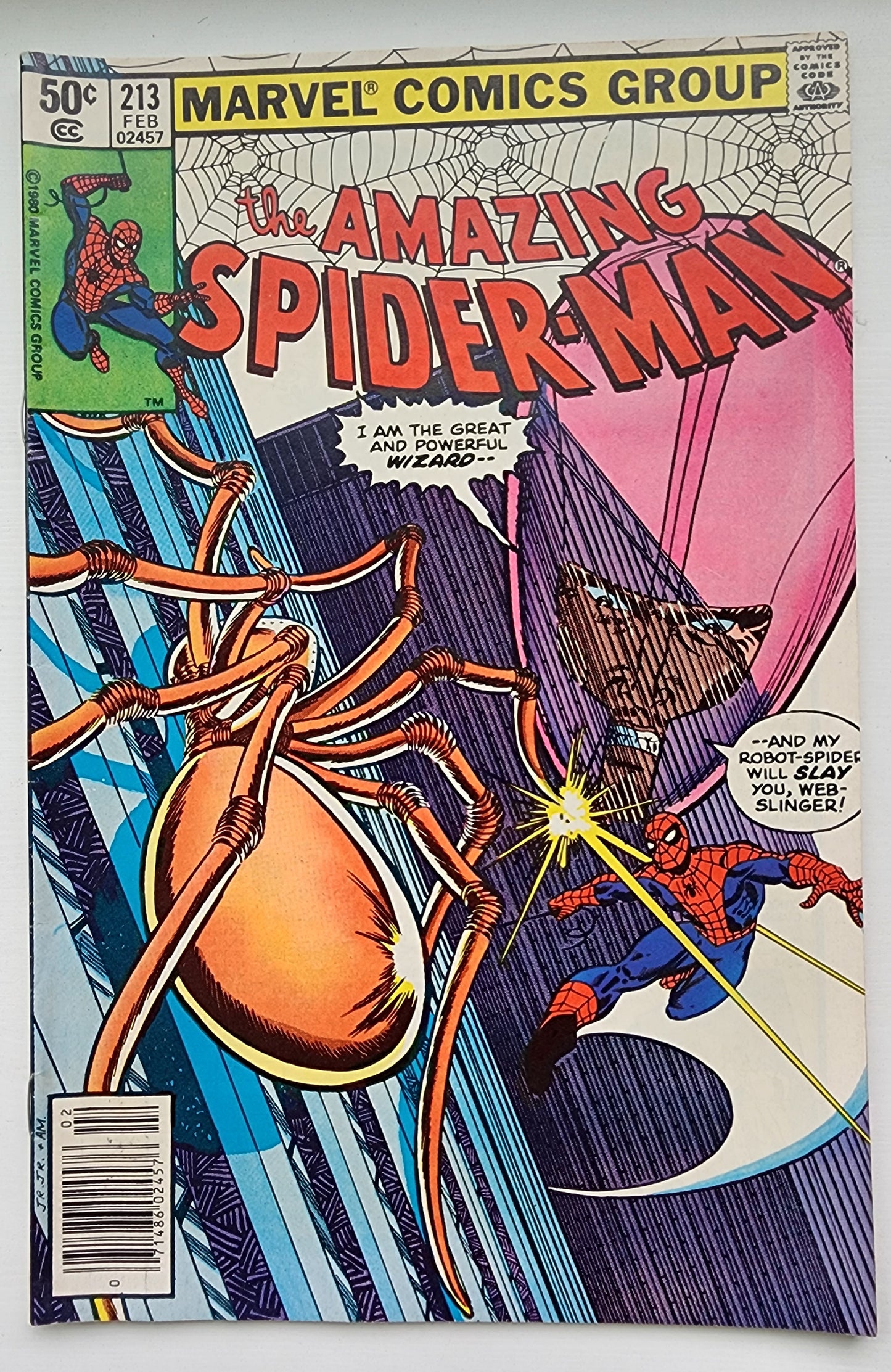 AMAZING SPIDER-MAN #213 1981 NEWSSTAND Amazing Spider-Man MARVEL COMICS