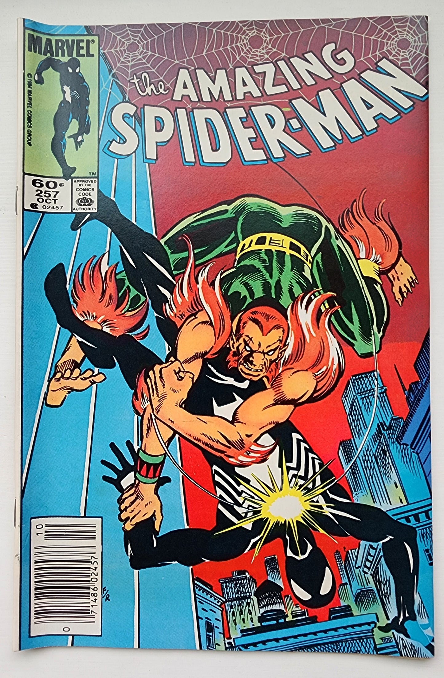 AMAZING SPIDER-MAN #257 1984 NEWSSTAND (2ND APP PUMA) Amazing Spider-Man MARVEL COMICS