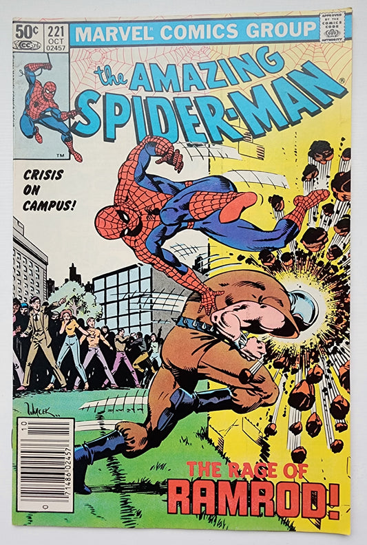 AMAZING SPIDER-MAN #221 1981 NEWSSTAND Amazing Spider-Man MARVEL COMICS