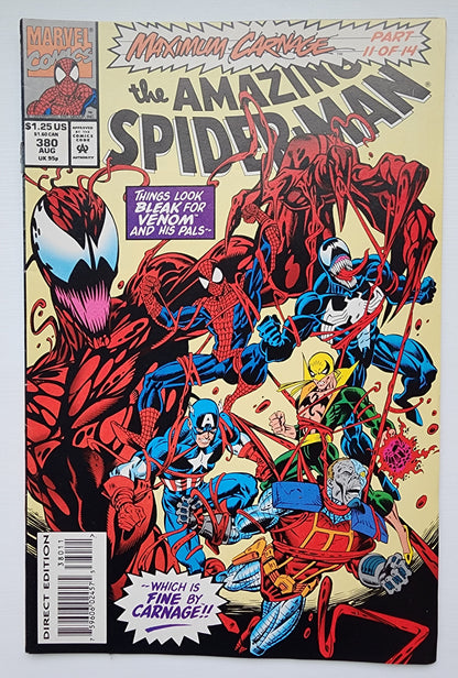 AMAZING SPIDER-MAN #380 1993 Amazing Spider-Man MARVEL COMICS