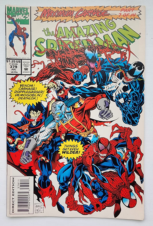 AMAZING SPIDER-MAN #379 1993 Amazing Spider-Man MARVEL COMICS