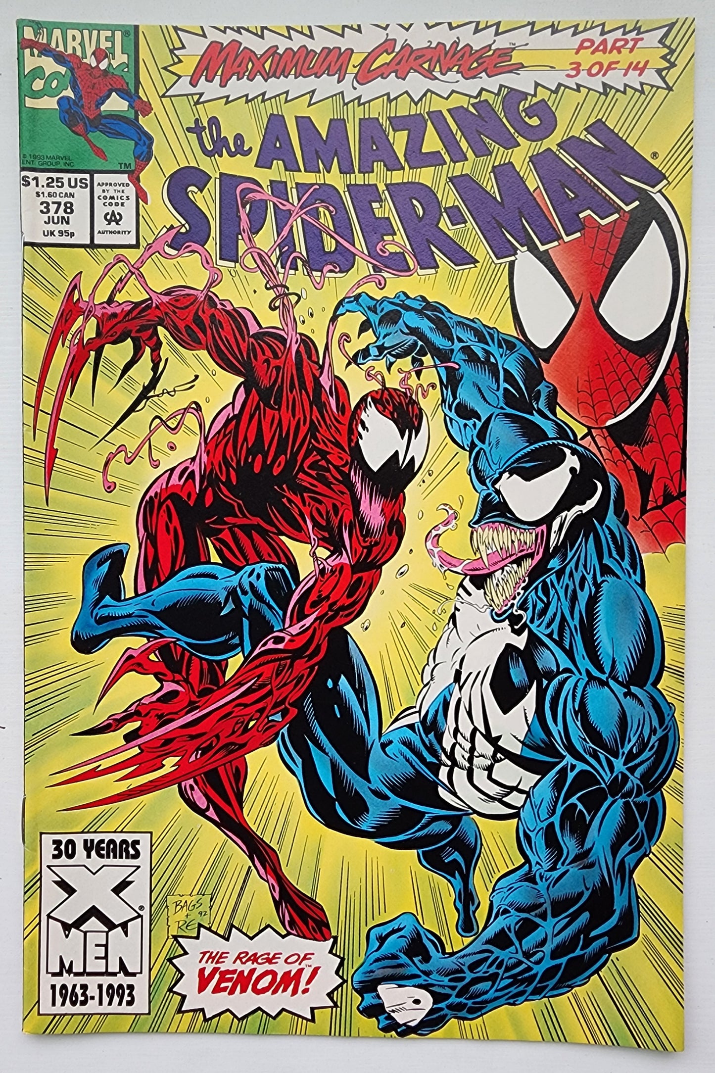 AMAZING SPIDER-MAN #378 1993 Amazing Spider-Man MARVEL COMICS