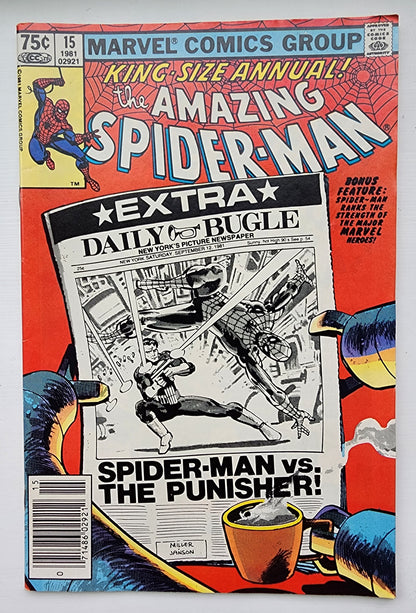 AMAZING SPIDER-MAN ANNUAL #15 1981 NEWSSTAND Amazing Spider-Man MARVEL COMICS