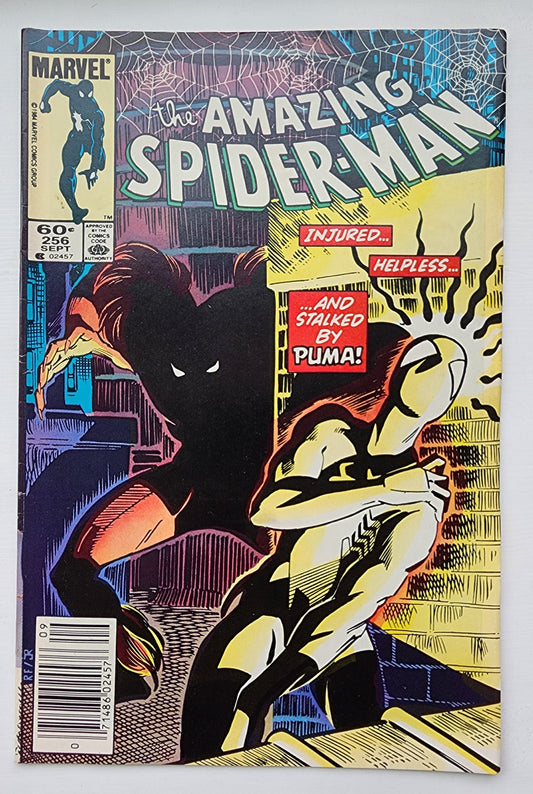 AMAZING SPIDER-MAN #256 1984 NEWSSTAND (1ST APP PUMA) Amazing Spider-Man MARVEL COMICS