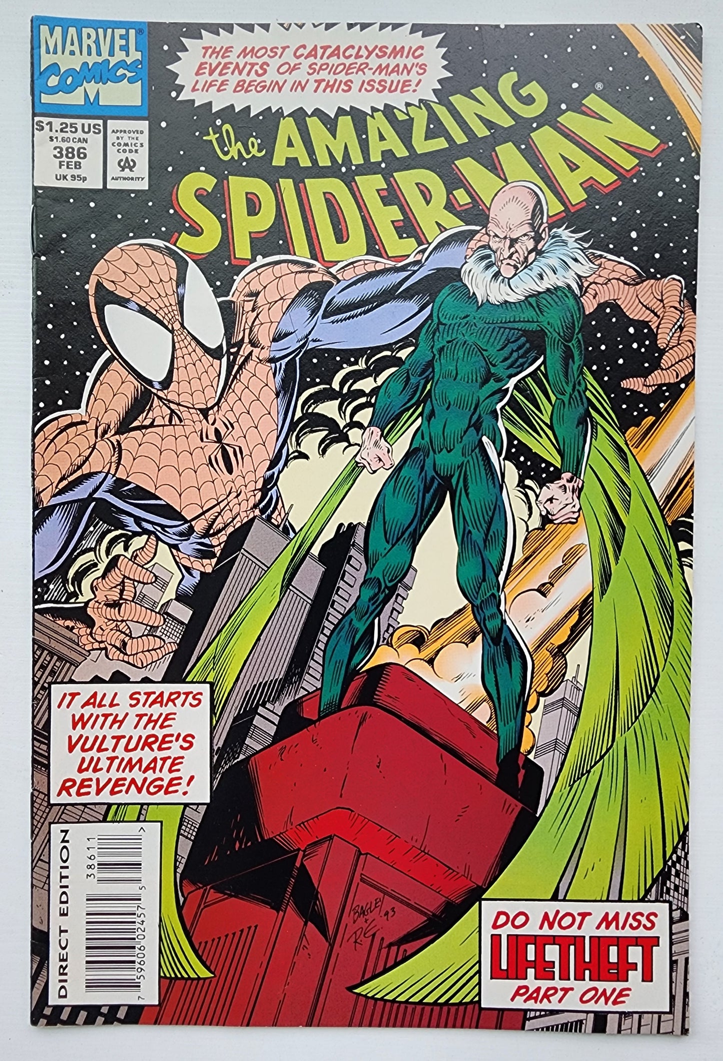 AMAZING SPIDER-MAN #386 1994 Amazing Spider-Man MARVEL COMICS