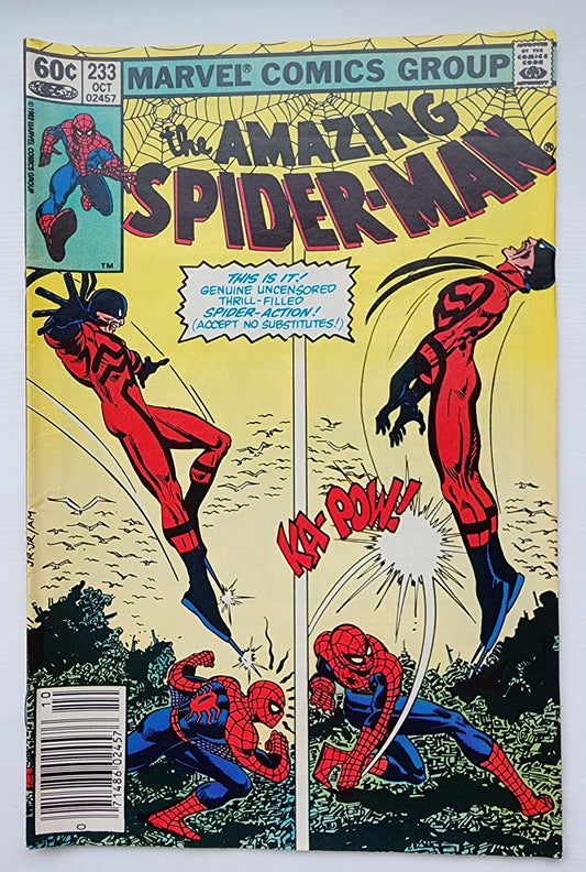 AMAZING SPIDER-MAN #233 1982 NEWSSTAND Amazing Spider-Man MARVEL COMICS
