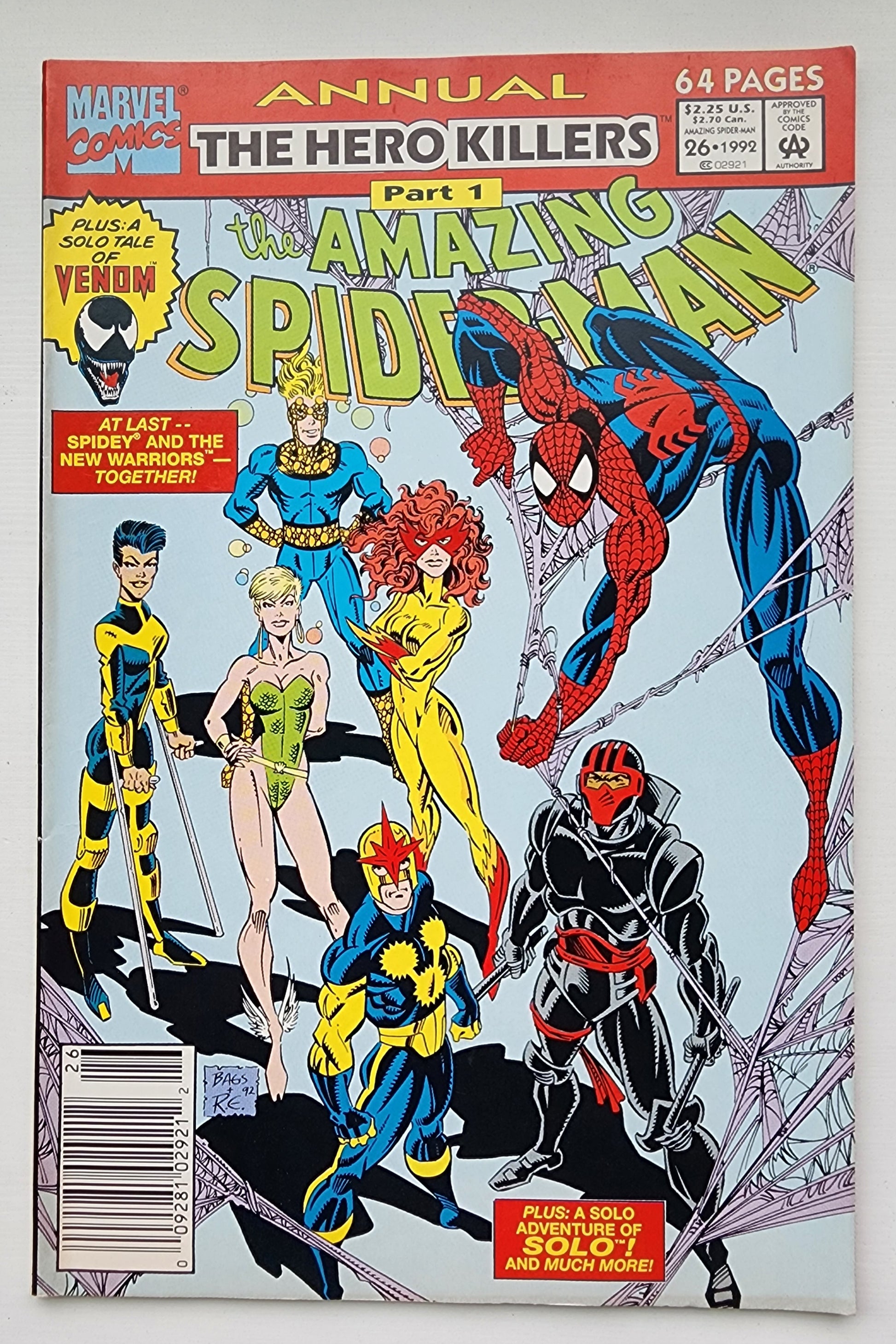 AMAZING SPIDER-MAN ANNUAL #26 1992 NEWSSTAND Amazing Spider-Man MARVEL COMICS
