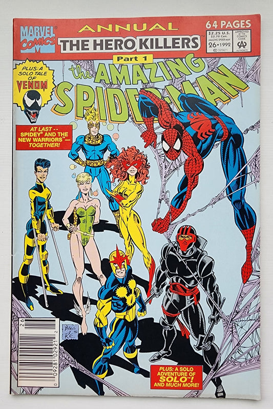 AMAZING SPIDER-MAN ANNUAL #26 1992 NEWSSTAND Amazing Spider-Man MARVEL COMICS