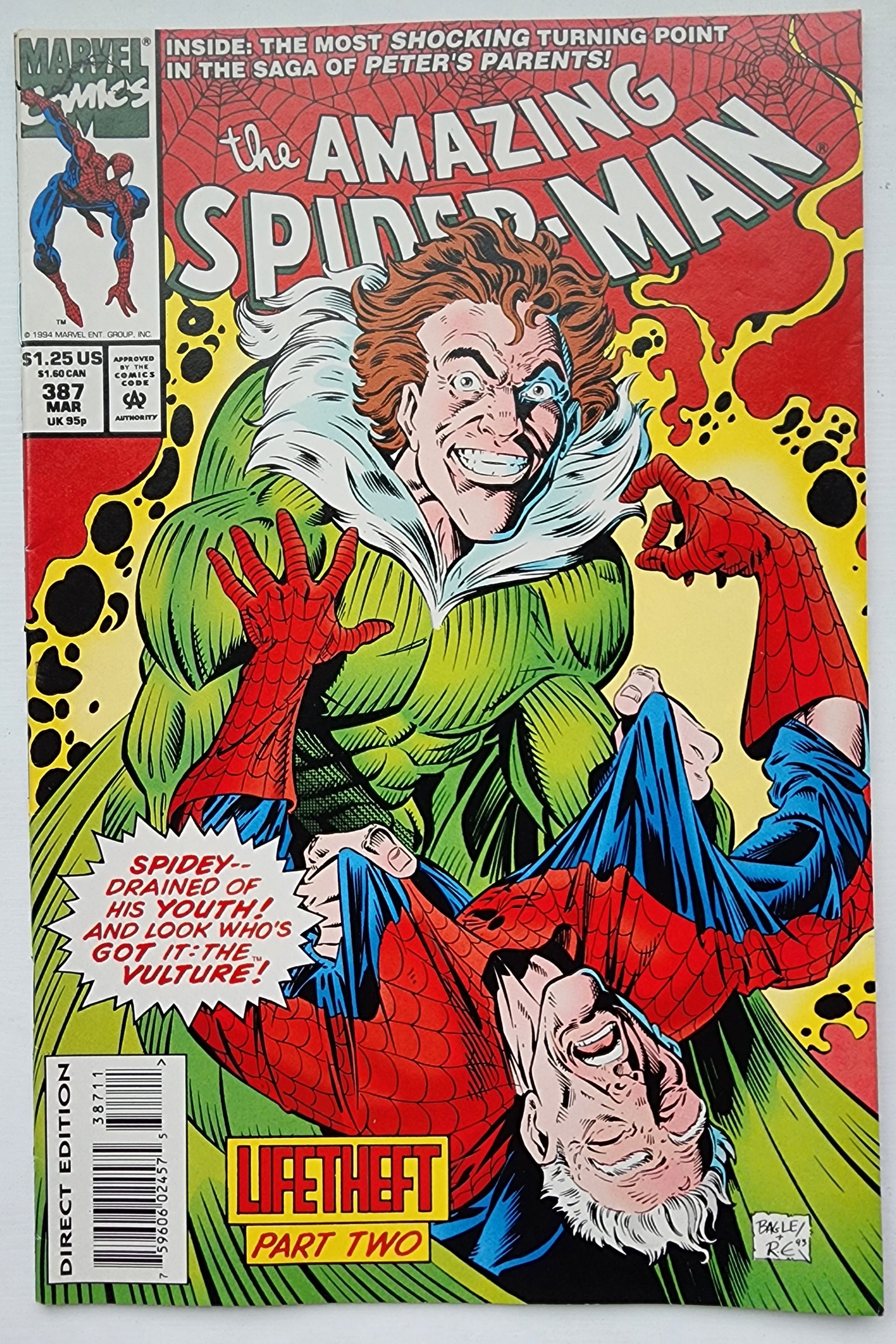 AMAZING SPIDER-MAN #387 1994 Amazing Spider-Man MARVEL COMICS