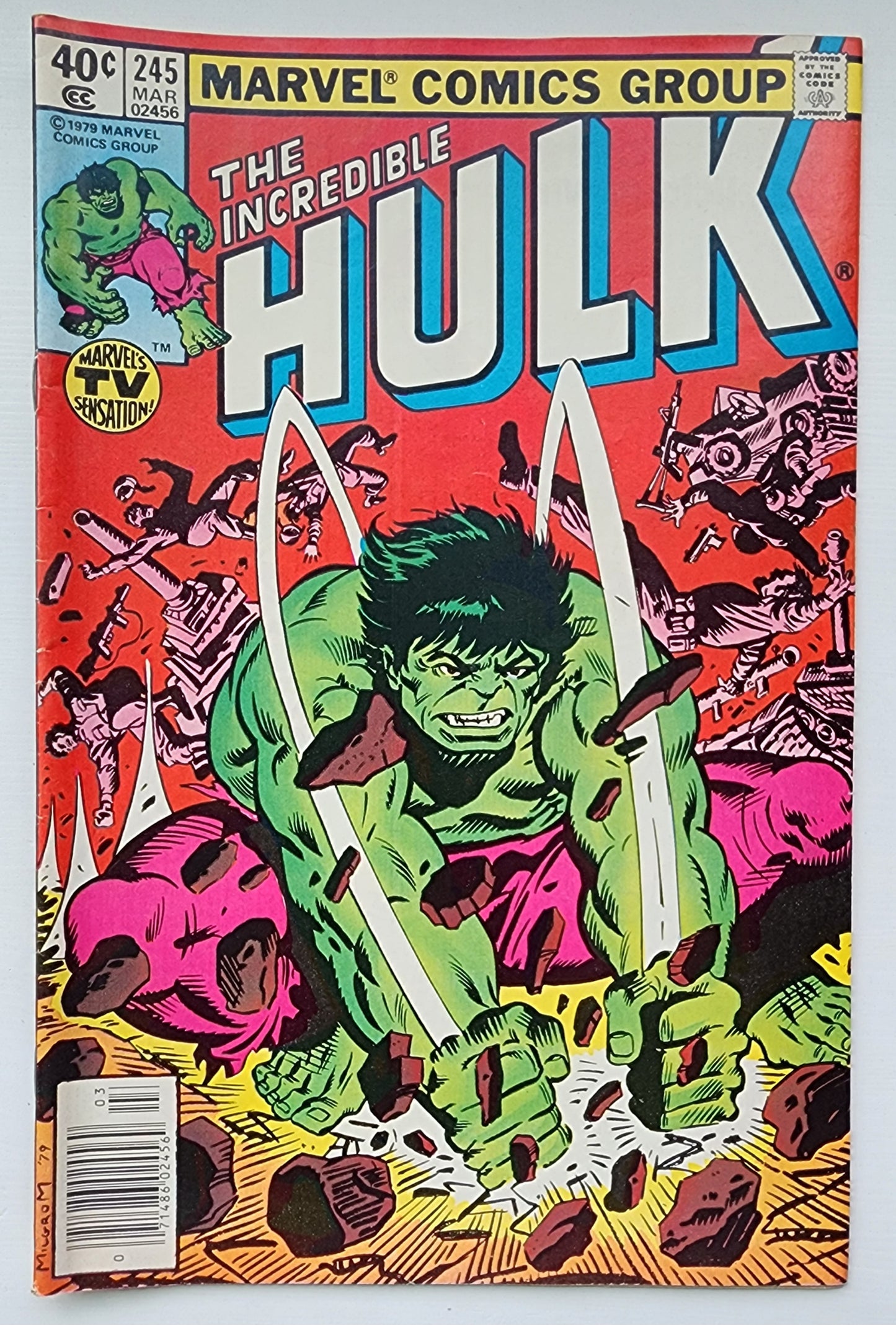 INCREDIBLE HULK #245 1980 NEWSSTAND Incredible Hulk MARVEL COMICS