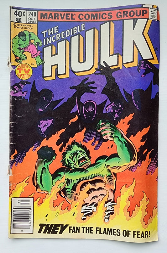 INCREDIBLE HULK #240 1979 NEWSSTAND Incredible Hulk MARVEL COMICS