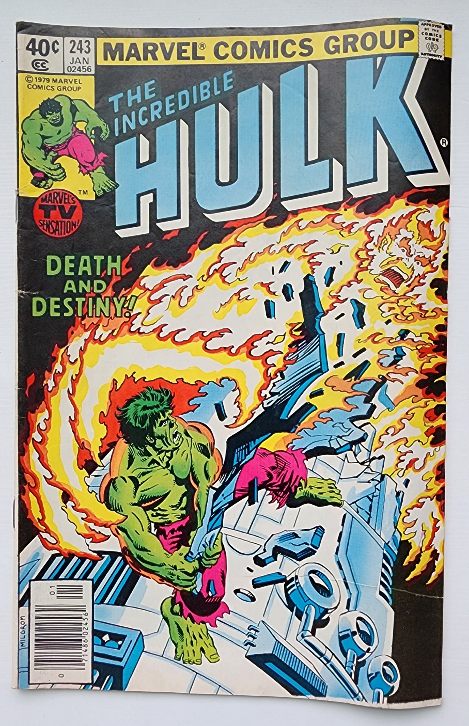 INCREDIBLE HULK #243 1980 NEWSSTAND Incredible Hulk MARVEL COMICS