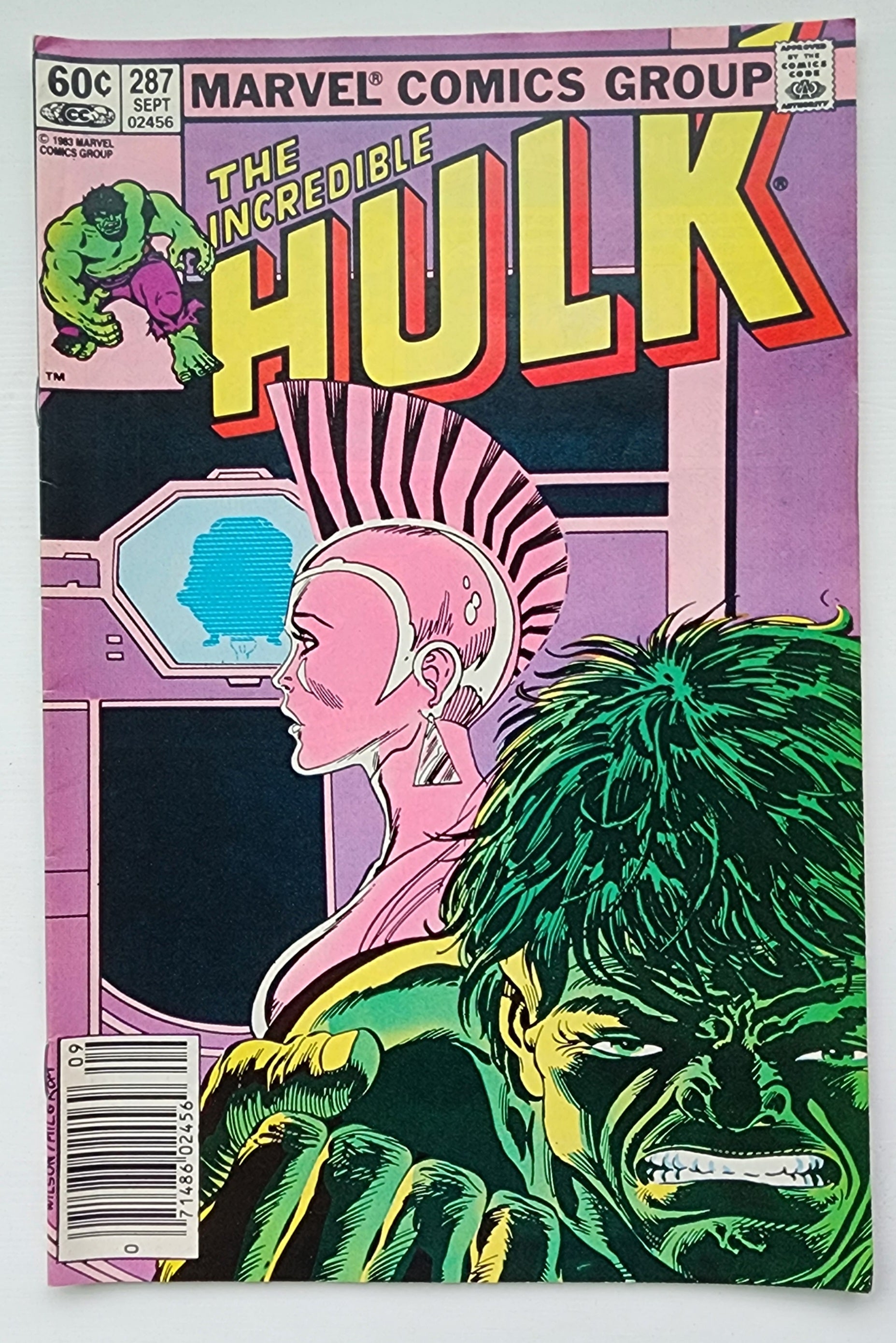 INCREDIBLE HULK #287 1983 NEWSSTAND Incredible Hulk MARVEL COMICS