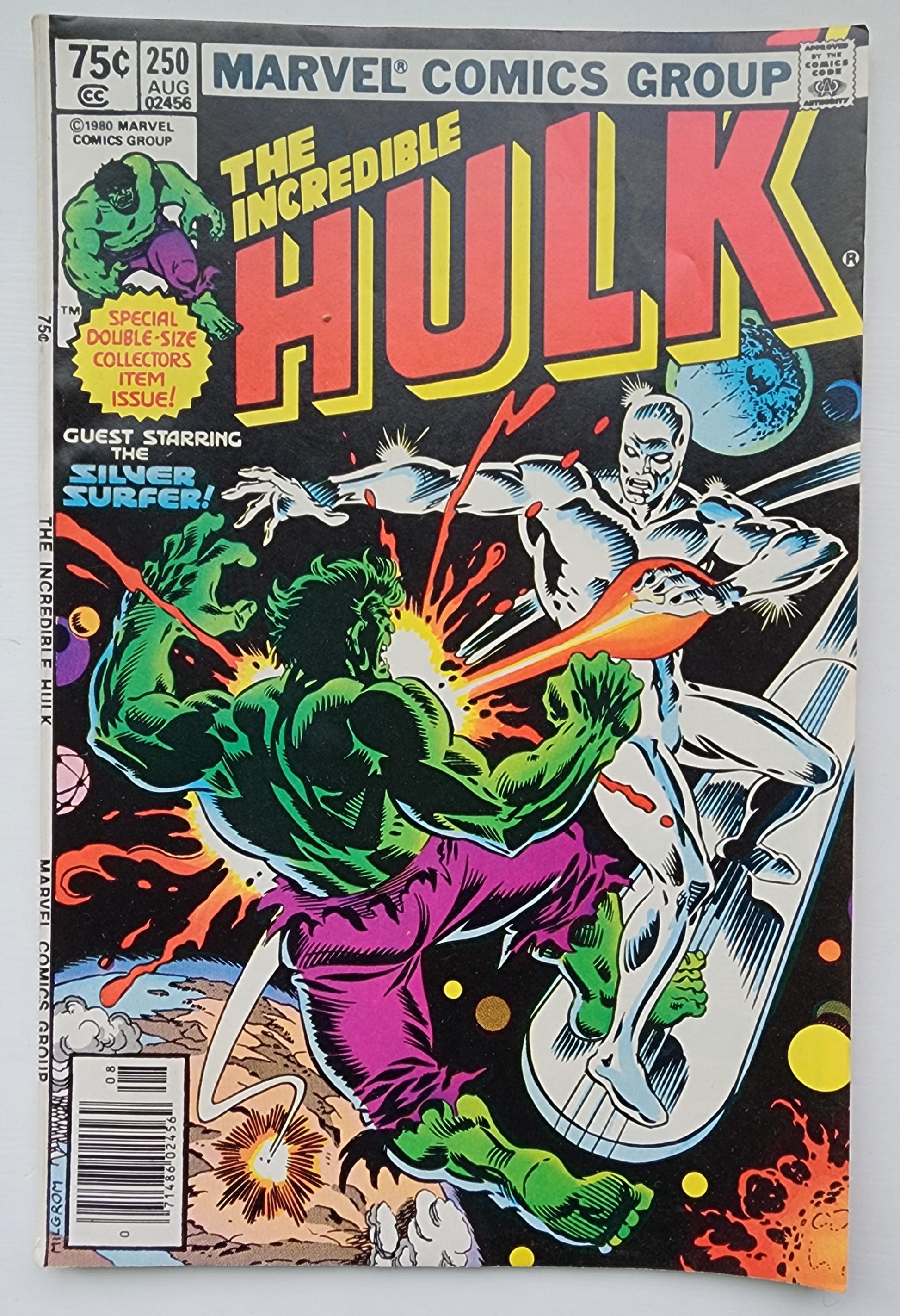 INCREDIBLE HULK #250 1980 NEWSSTAND Incredible Hulk MARVEL COMICS