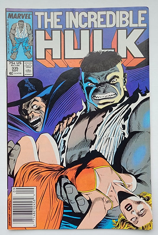 INCREDIBLE HULK #335 1987 NEWSSTAND TODD MCFARLANE COVER Incredible Hulk MARVEL COMICS