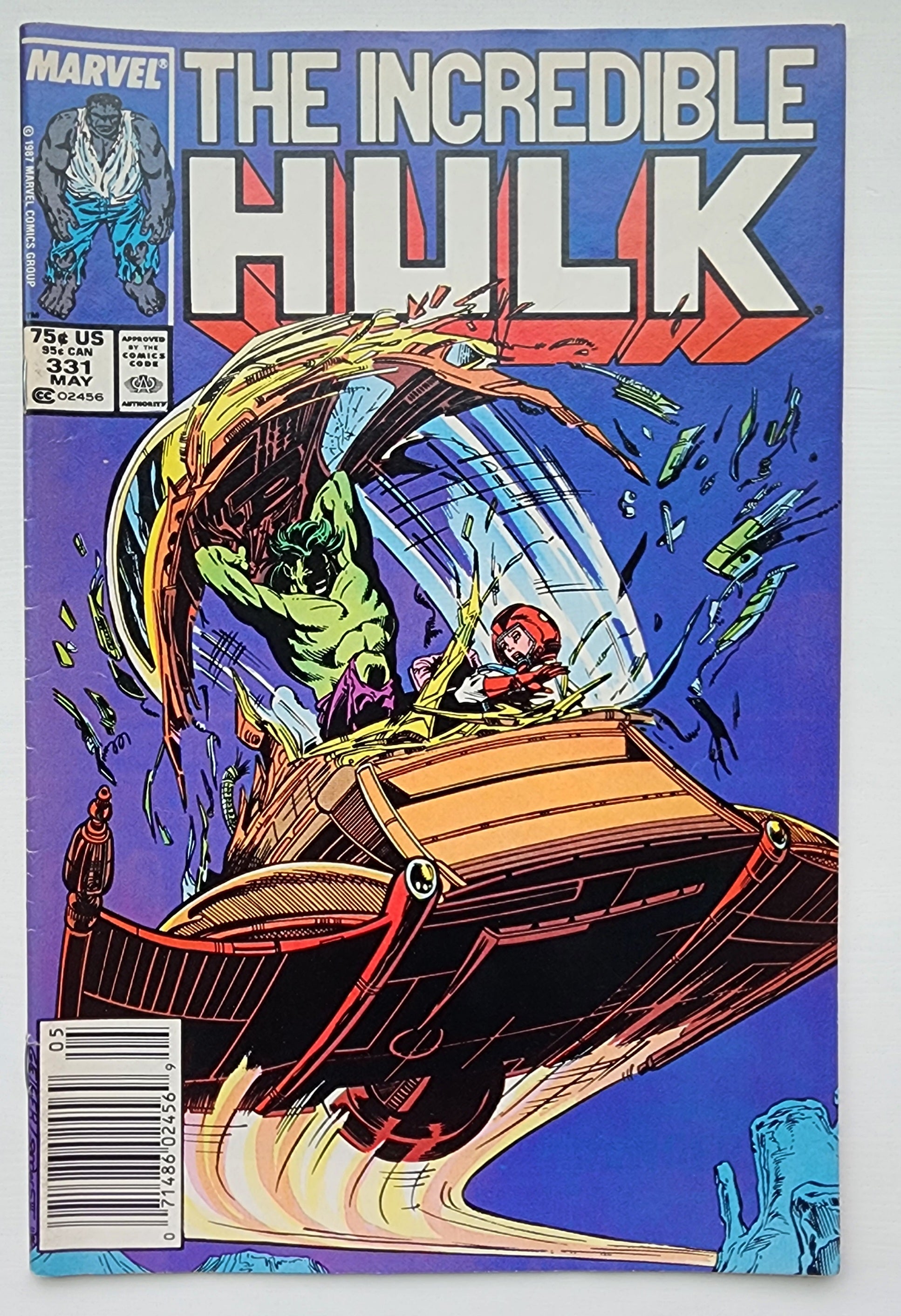 INCREDIBLE HULK #331 1987 NEWSSTAND TODD MCFARLANE COVER Incredible Hulk MARVEL COMICS