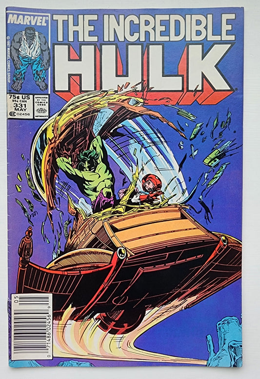 INCREDIBLE HULK #331 1987 NEWSSTAND TODD MCFARLANE COVER Incredible Hulk MARVEL COMICS