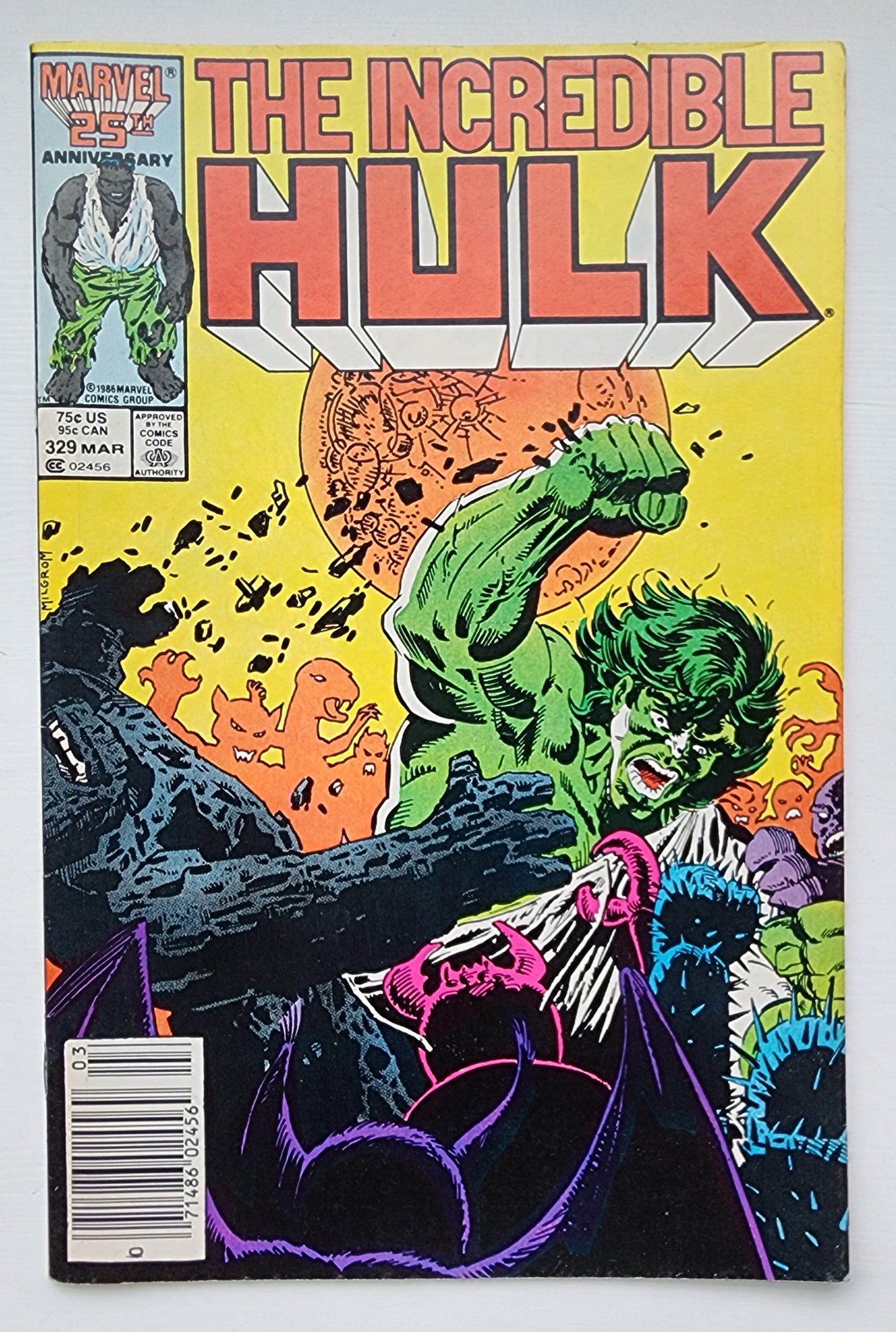 INCREDIBLE HULK #329 1979 NEWSSTAND Incredible Hulk MARVEL COMICS