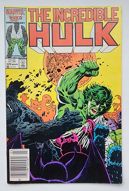INCREDIBLE HULK #329 1979 NEWSSTAND Incredible Hulk MARVEL COMICS