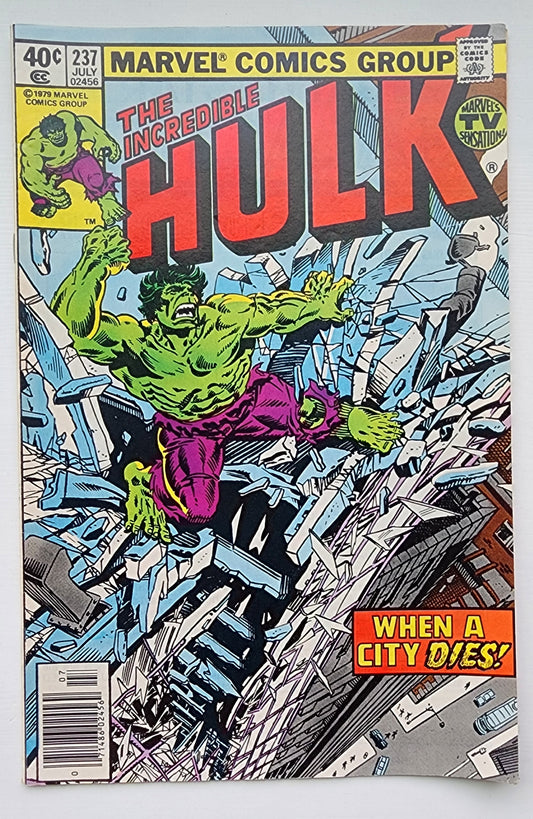 INCREDIBLE HULK #237 1979 NEWSSTAND [I01] Incredible Hulk MARVEL COMICS
