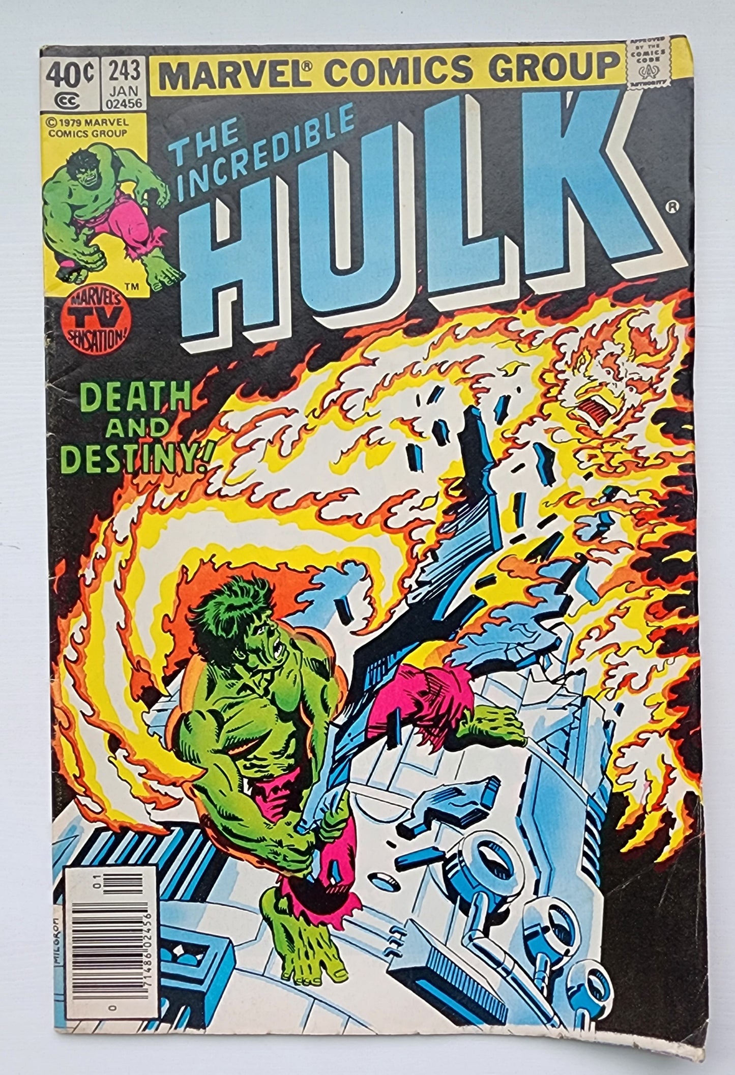 INCREDIBLE HULK #243 1980 NEWSSTAND Incredible Hulk MARVEL COMICS