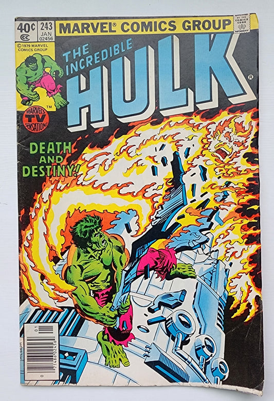 INCREDIBLE HULK #243 1980 NEWSSTAND Incredible Hulk MARVEL COMICS