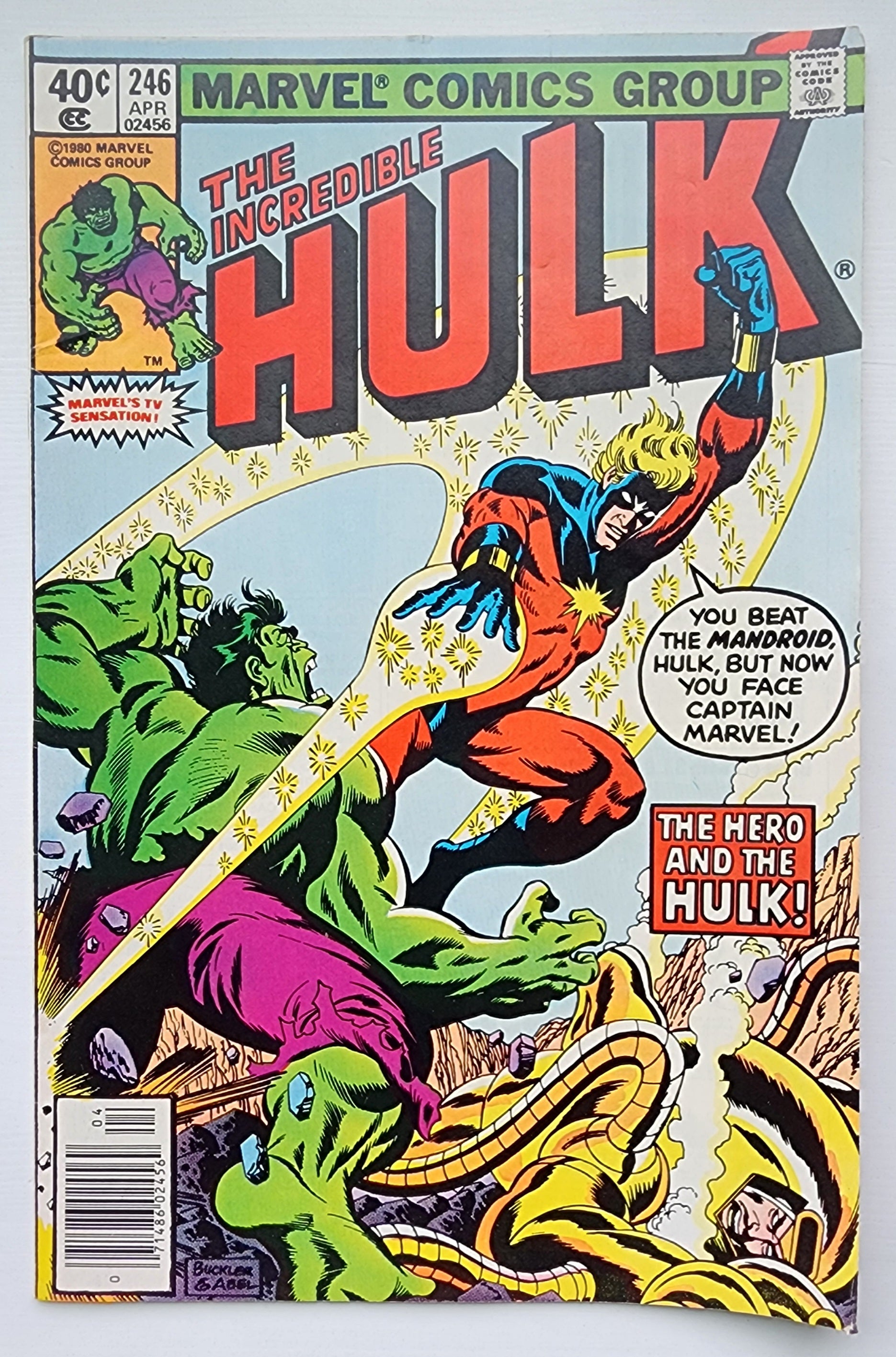INCREDIBLE HULK #246 1980 NEWSSTAND Incredible Hulk MARVEL COMICS
