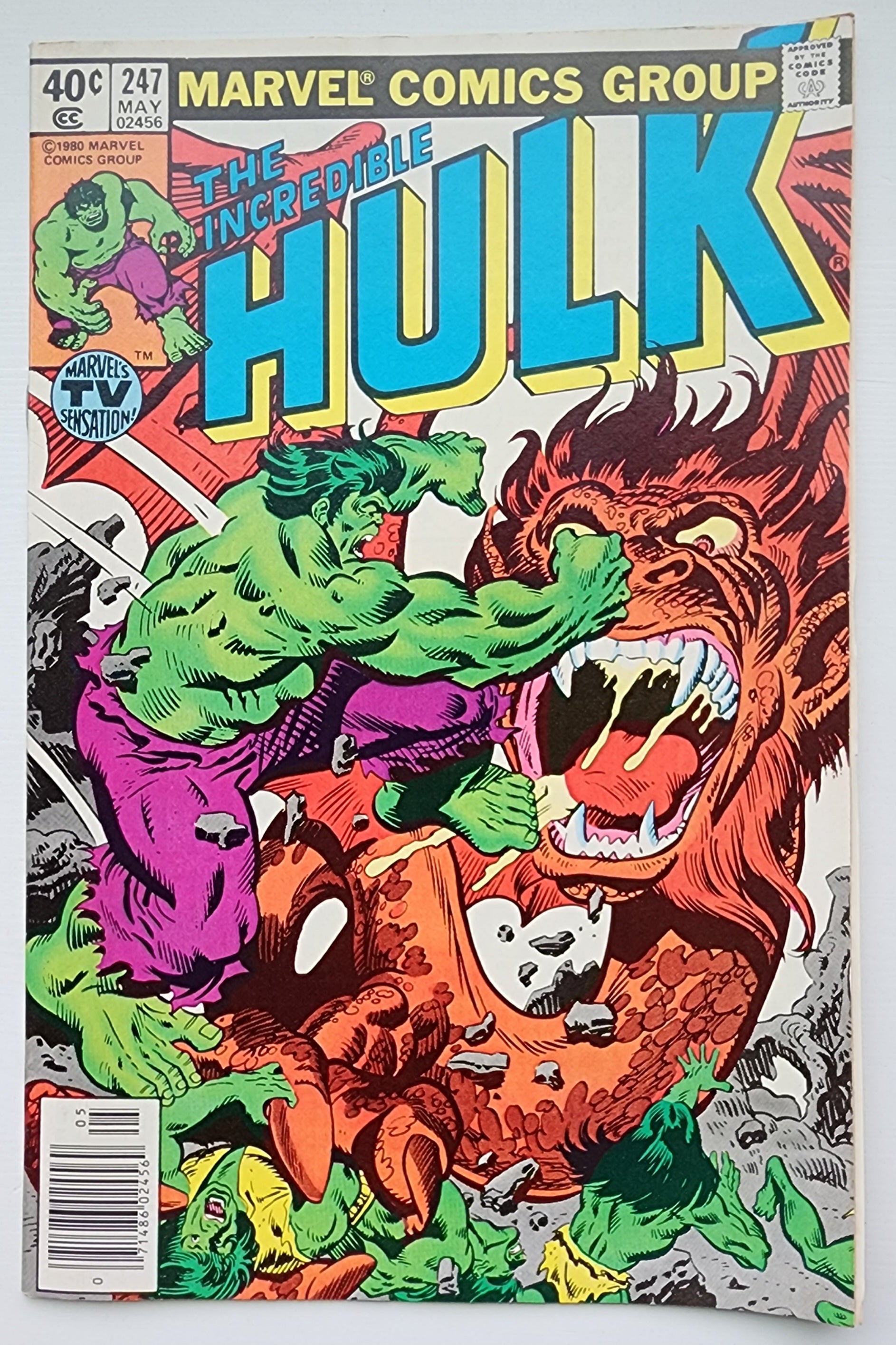 INCREDIBLE HULK #247 1980 NEWSSTAND Incredible Hulk MARVEL COMICS